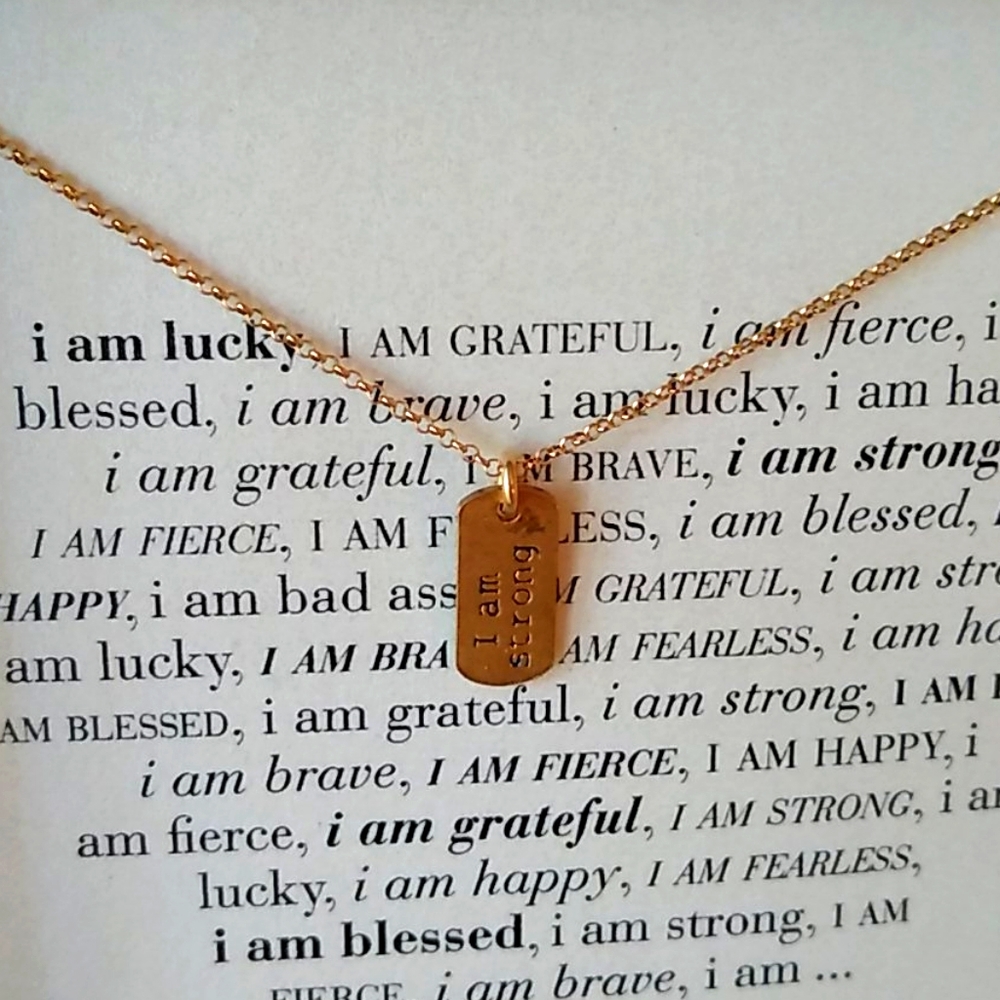 I Am Strong Necklace